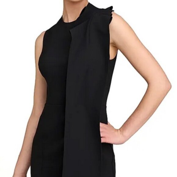 Kay Unger Flint Naomi Stretch Crepe Cocktail Dress - Picture 3 of 3